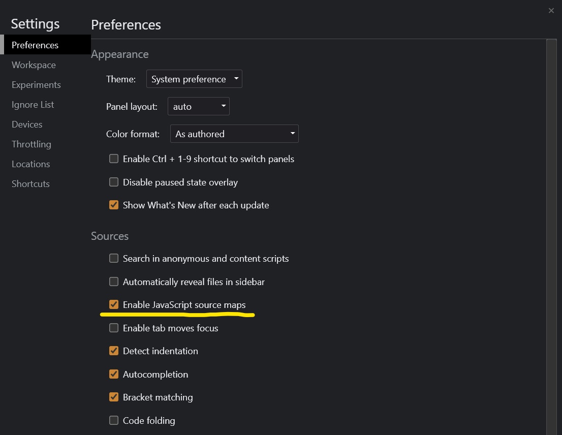 Devtools failed to load sourcemap could not load content for chrome ошибка